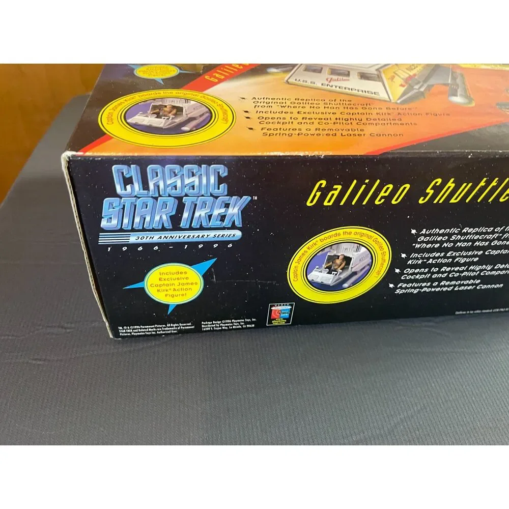 NEW Playmates 16087 Classic Star Trek Galileo Shuttlecraft 30th Anniversary Kirk